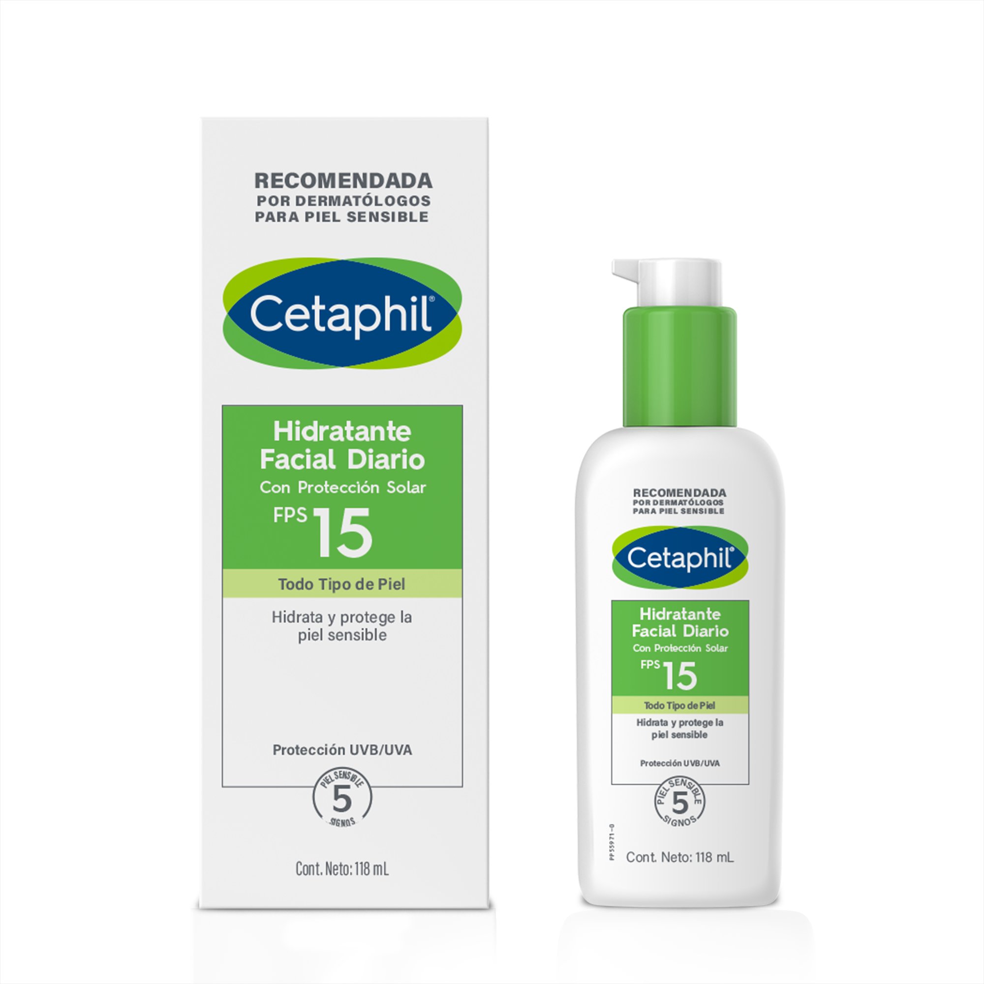 CREMA HIDRATANTE FACIAL SPF 15 118ML